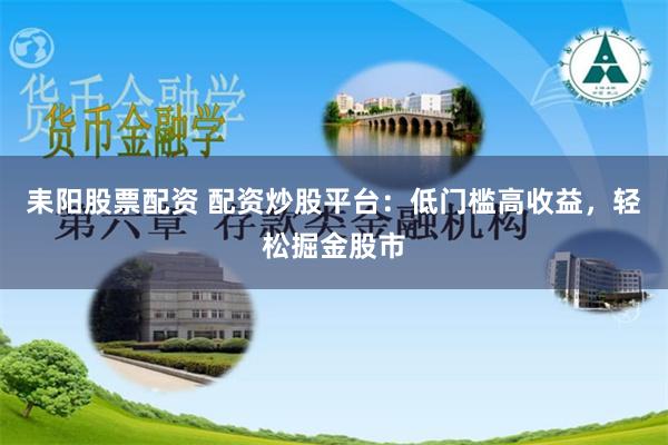 耒阳股票配资 配资炒股平台：低门槛高收益，轻松掘金股市